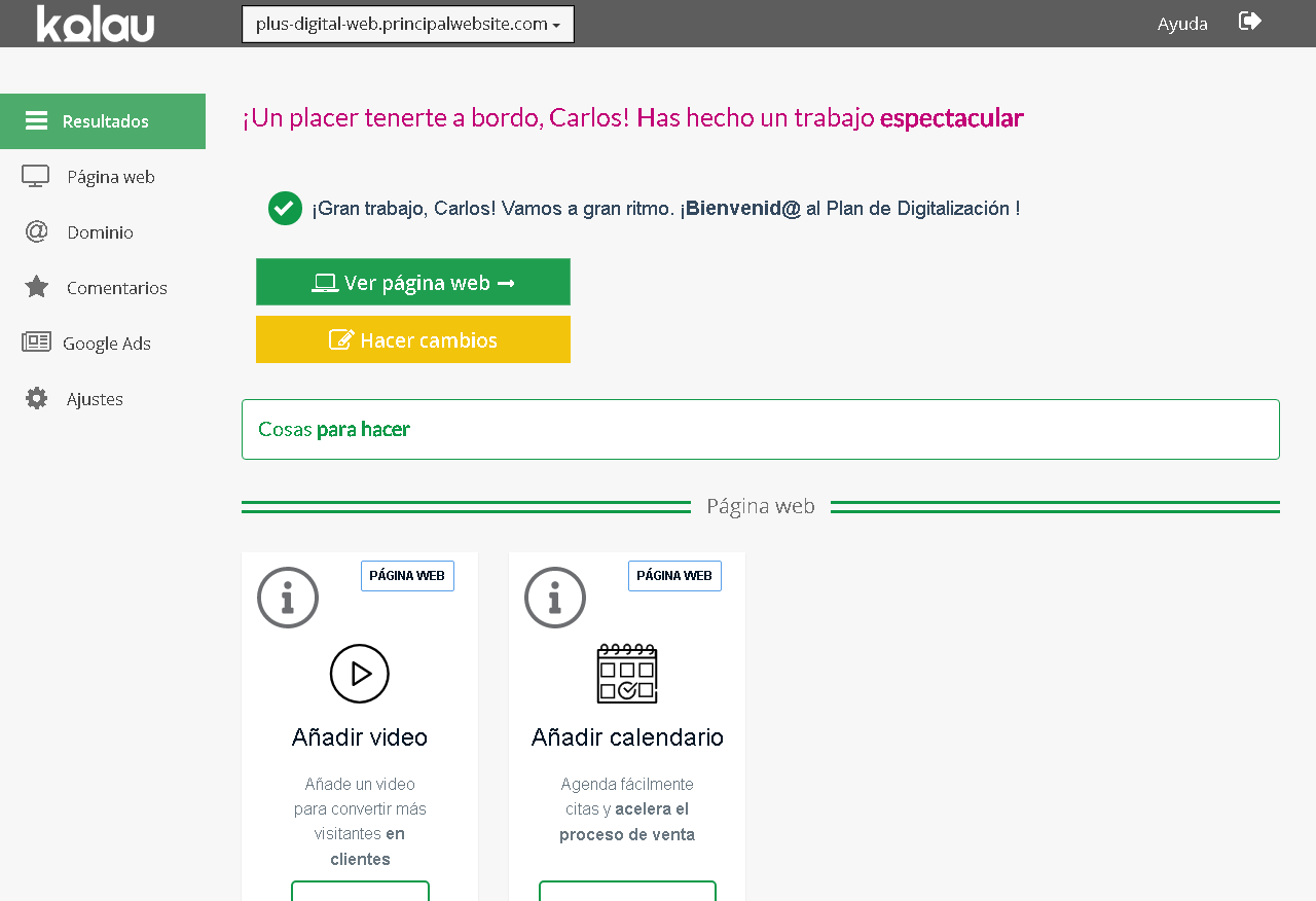 pagina web creada mintic